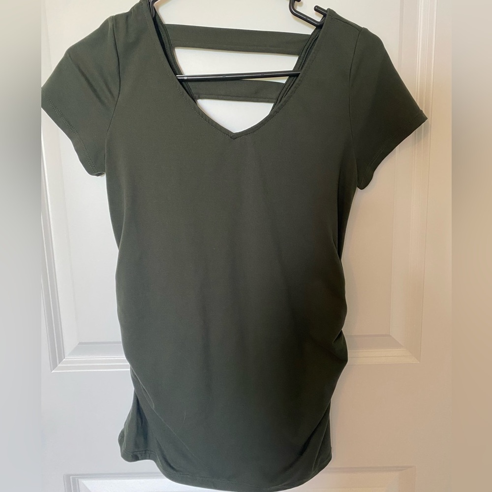 FULL MOON Sophy Maternity Back Detail Knit Top